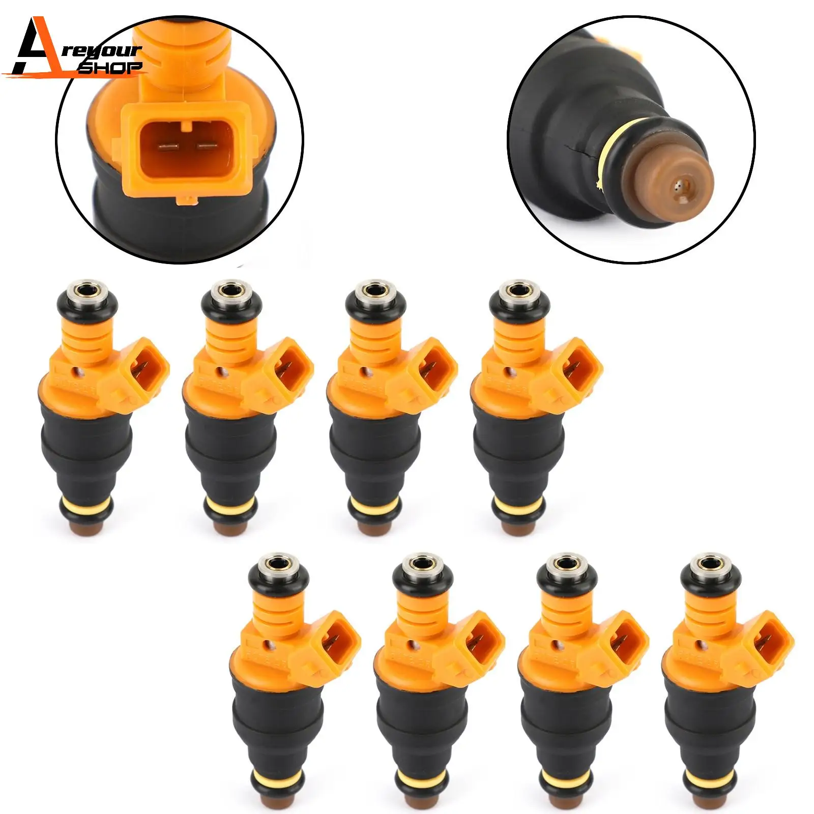 Топливные форсунки Areyourshop для Ford F150 F250 F350 Lincoln 4 6 5 0 V8 8 0280150943-822 детали автомобиля