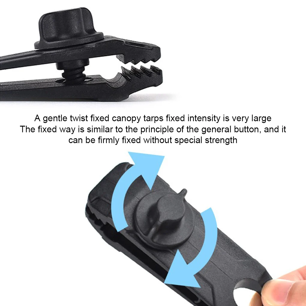 8 шт. зажимы для тента и веревки | Спорт развлечения