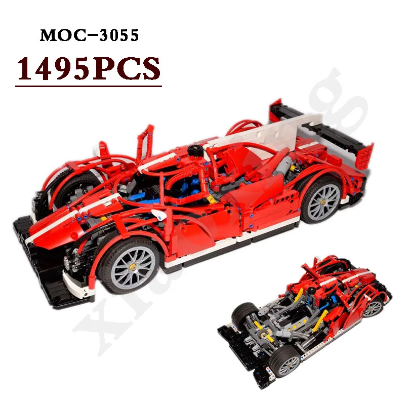 

MOC-3055 LMP1 Car by bj51 Kids Formula MOC Racing Bricks Building Blocks Patchwork Toys Boy Birthday Gift DIY Christmas Gift