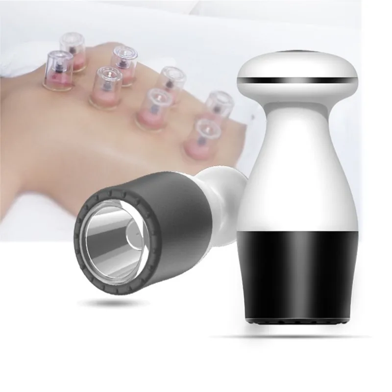 Elektrische Cupping Set Guasha Anti-Cellulite Massager Fysiotherapie Vet Brander Vacuüm Massage Terug Body Zuignap Afslanken