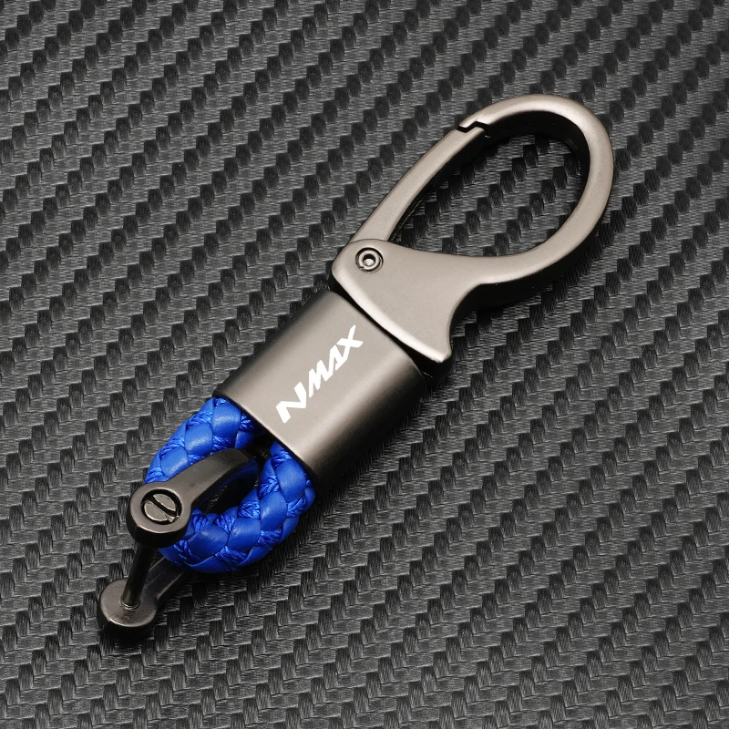 

Для YAMAHA NMAX N-MAX N MAX 155 2017-2021 2022 мотоциклетные аксессуары ручная работа кожаный брелок металлический брелок