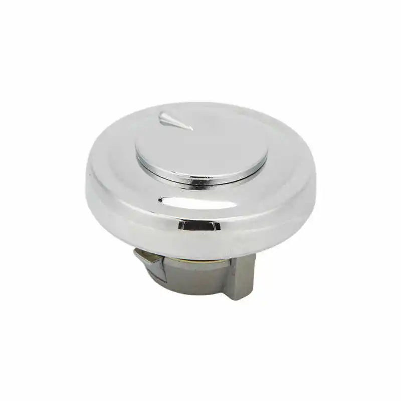 

Lock Oil Tank Cover Aluminum Chrome Finish Solid Rustproof Motorcycles Fuel Tank Cap Perfect Match with 2 Keys for Repair