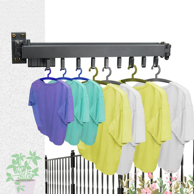 

Multi-Function Expandable Drying Rack Hanger 360 Degree Rotating for Bathroom Balcony Bathroom Balcony LB88