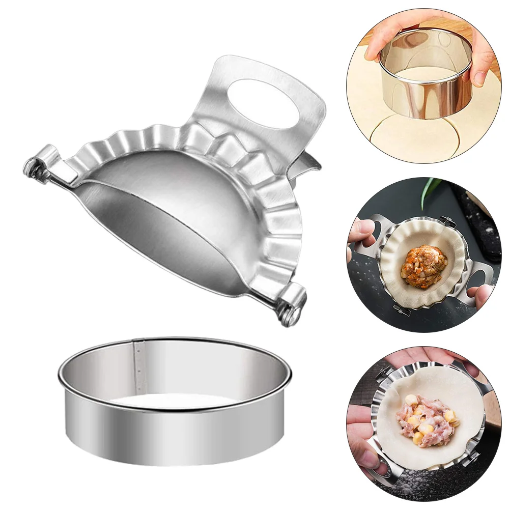 

2Pcs DIY Dumpling Mold Dumpling Wrapper Cutter Dumpling Wrapper Press Mold
