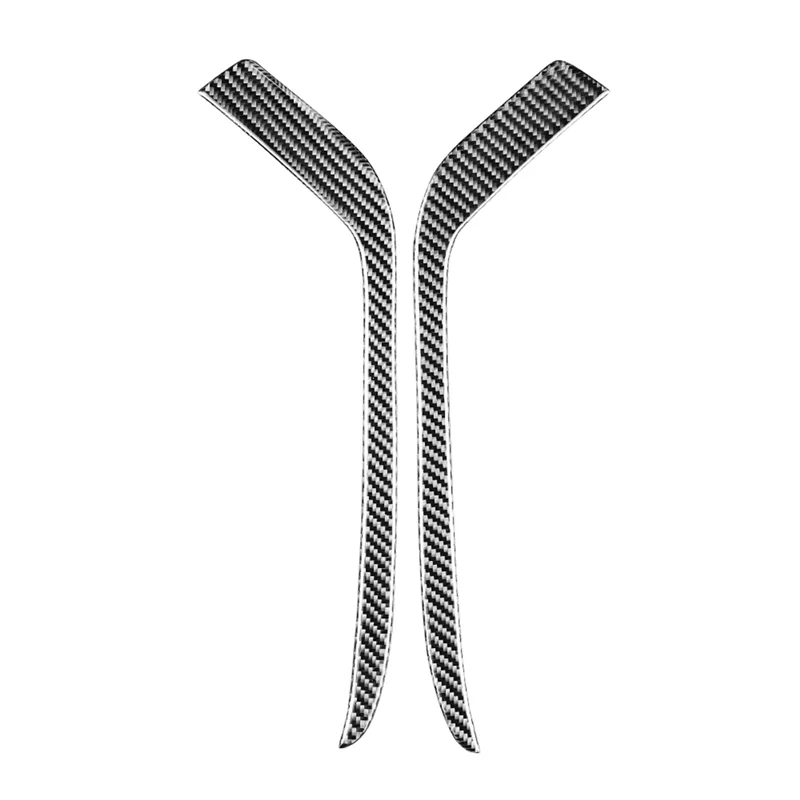 

Carbon Fiber Front Fog Light Lamp Strip Trim Sticker for Cadillac XT5 2016 2017 2018 2019 2020 Car Accessories