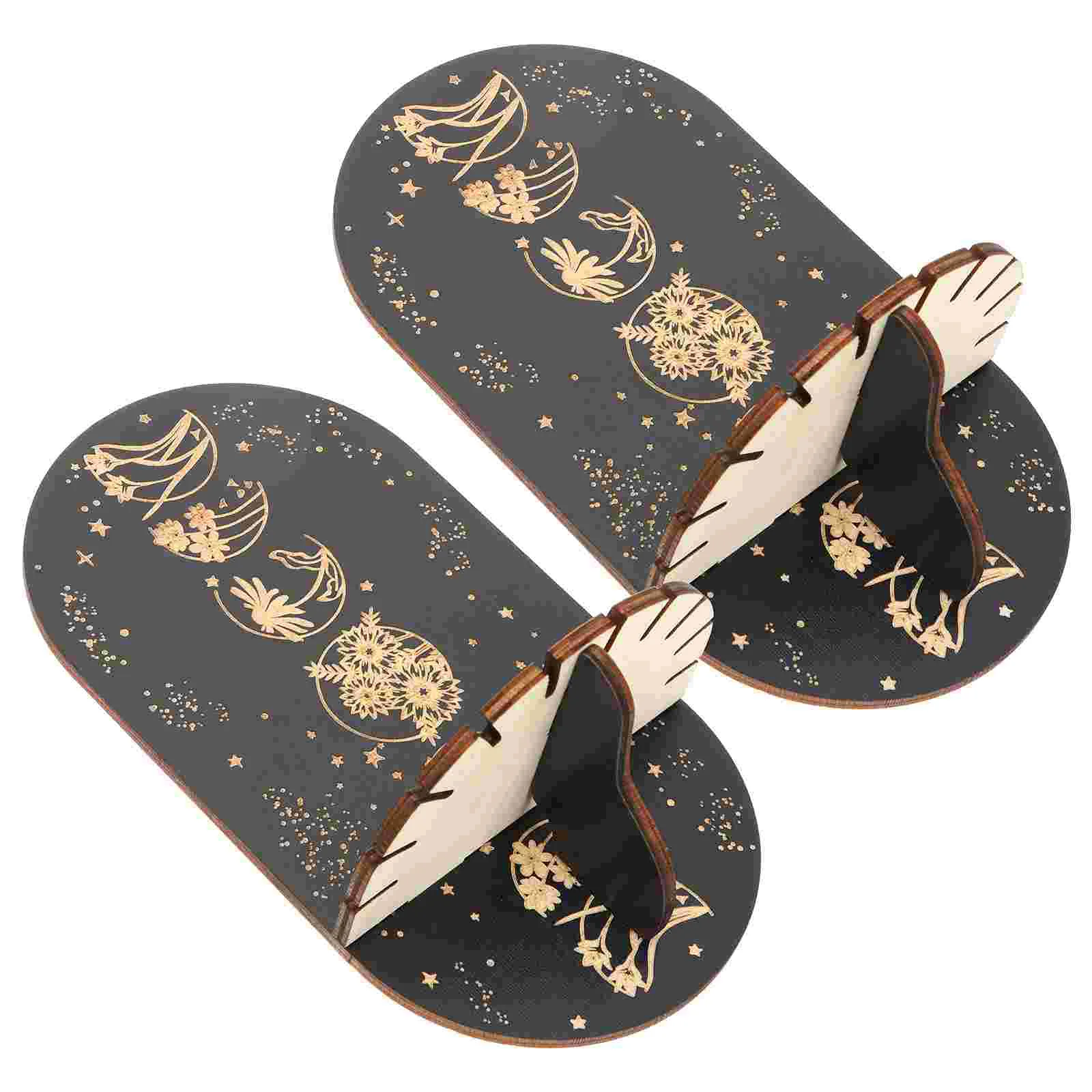 

Crystal Shelf Display Wall Holder Stand Wooden Moon Sconce Hanging Crystals Floating Shelves Bohemian Rack Phase Wiccan Figure