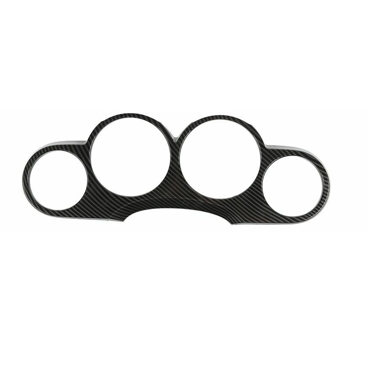 

Обложка рамы панели приборной панели автомобиля декоративная отделка ABS интерьерные аксессуары для Dodge Challenger 2009-2014 (углеродное волокно)