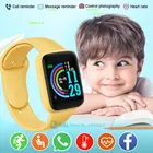 Детские наручные часы D20 для мальчиков и девочек, спортивные светодиодные цифровые электронные часы, фитнес-трекер, наручные часы на 10-18 лет