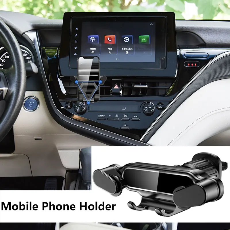 

Gravity Car Phone Holder For Toyota Camry 2022 Air Vent Clip Mount Mobile Cell Phone Stand Universal GPS Support Accessories