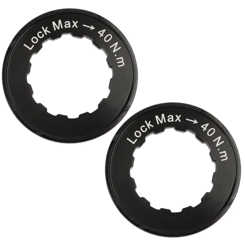 

2Pcs Centerlock Hubs Rotor Adapter MTB Bike Center Lock Disc Cover Aluminum Alloy Kit for Bicycle Parts