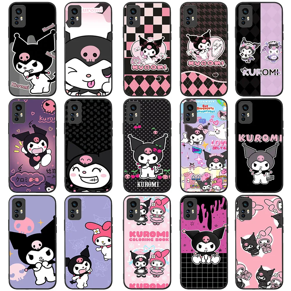 

DS-33 Kuromi Melody Flexible TPU чехол для VIVO Y53 Y55 Y55S Y69 Y71 Y81 Y81S Y81i Y91 Y93 Y95 91C Y52S Y73 Y73S Y53S Y31S