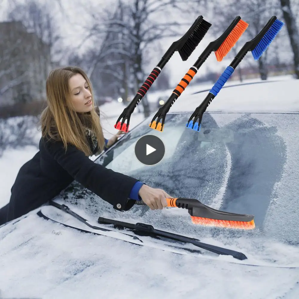 

27 Inches Long Automobile Snow Shovel Practical Durable Multifunctional Detachable Snow Brush For Vehicles Universal Portable