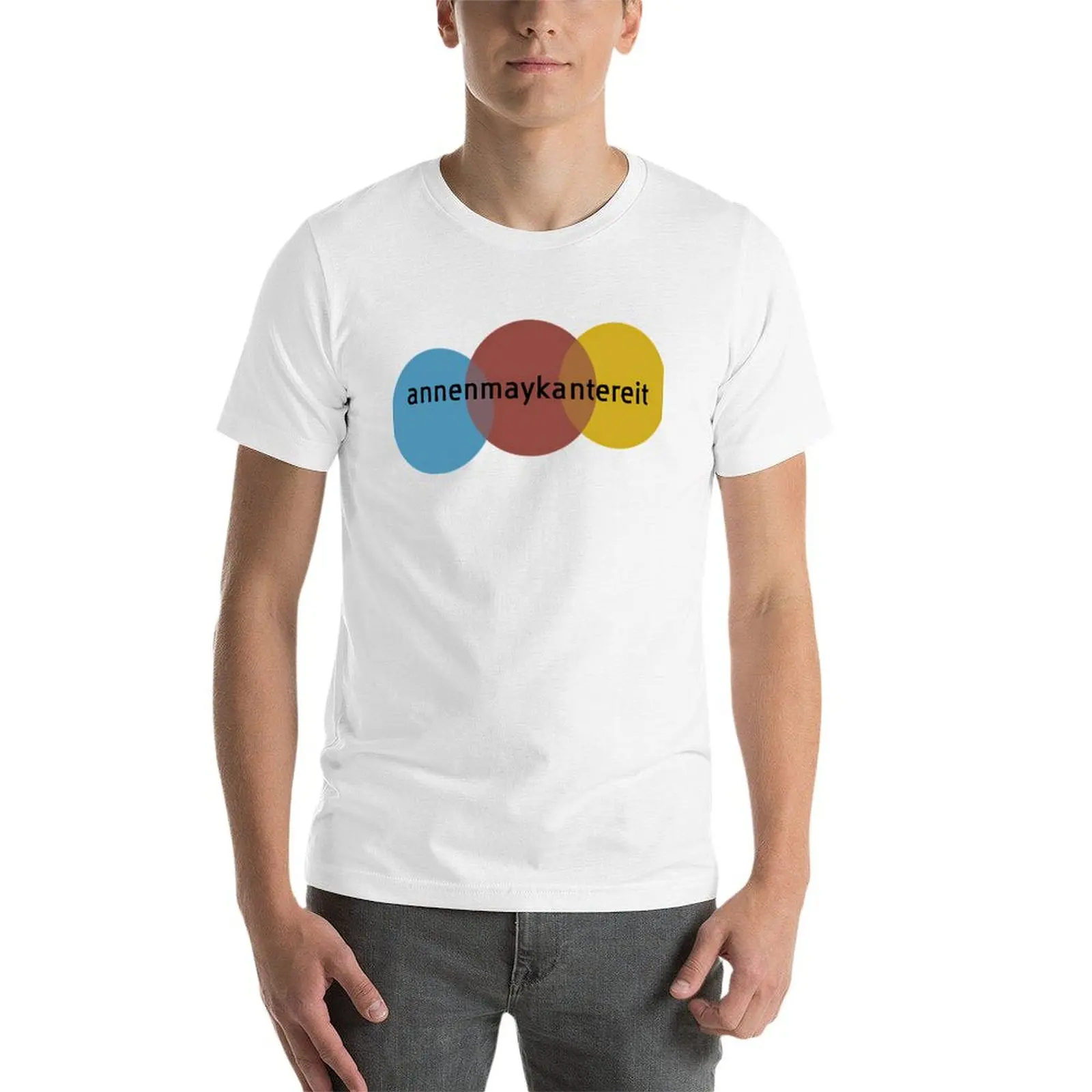 Фото Футболка AnnenMayKantereit Merch, базовая футболка, футболки в стиле аниме, футболка оверсайз для мужчин, футболка из 100% хлопка №3