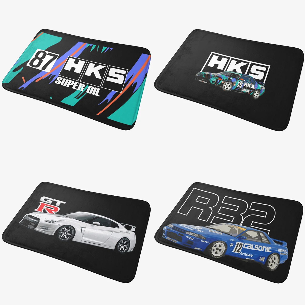 

HKS R32 GT-R Doormat Anti-skid Super Absorbent Bath Mats Home Entrance Rugs Kitchen Living Room Bedroom Carpet Hallway Footpad