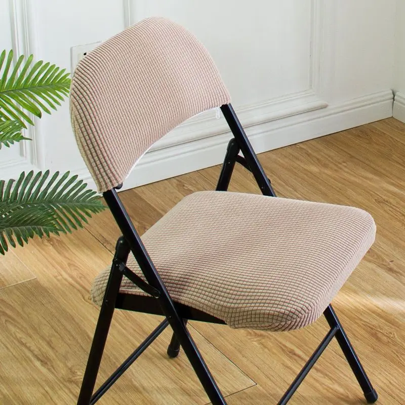 Cover Can Be Folding Chairs Set Set Household Stool Set General Office Hotel Fission Stretch Velvet