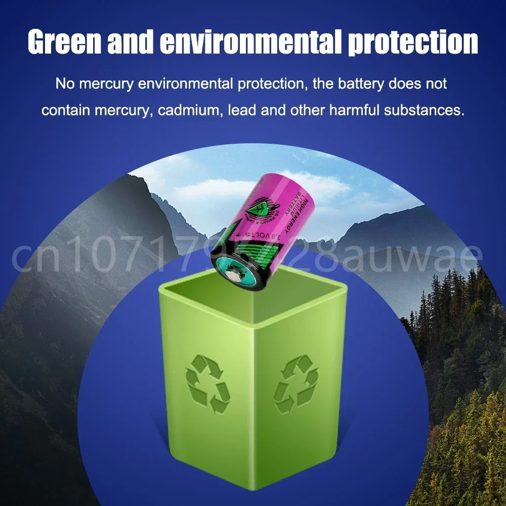 2PCS Original TL-5902 3.6V 1/2AA ER14250 LS14250 SL350 14250 Primary Lithium Battery For PLC Equipment CNC Machine Smoke Alarm