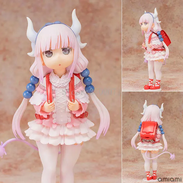 

Аниме-фигурка Miss Kobayashi's Dragon Maid Kanna Kamui масштаб 1/6, экшн-фигурка, игрушки Kanna Backpack, фигурка девушки, модель, кукла в подарок