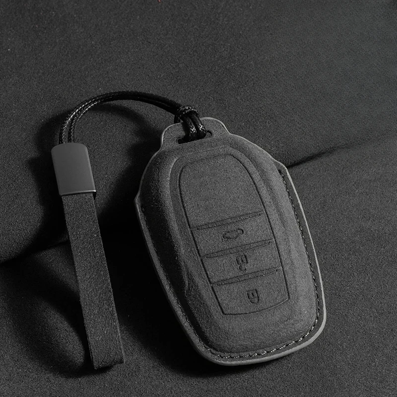 Для Toyota Corolla SE 2023 Camry 50 55 TLC200 Yaris Land Cruiser Prado150 RAV4 Venza SIENNA замшевый чехол для ключей