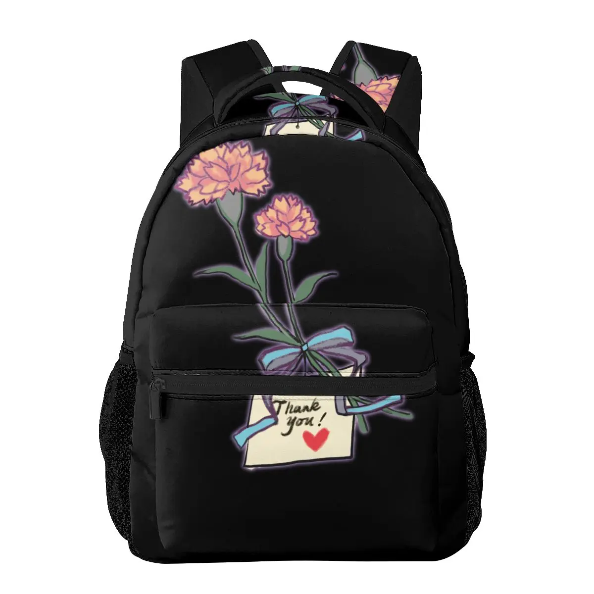 

Aesthetic Backpack Backpack Teenager Girls School Book Bag Large Capacity Travel Bag Carnation