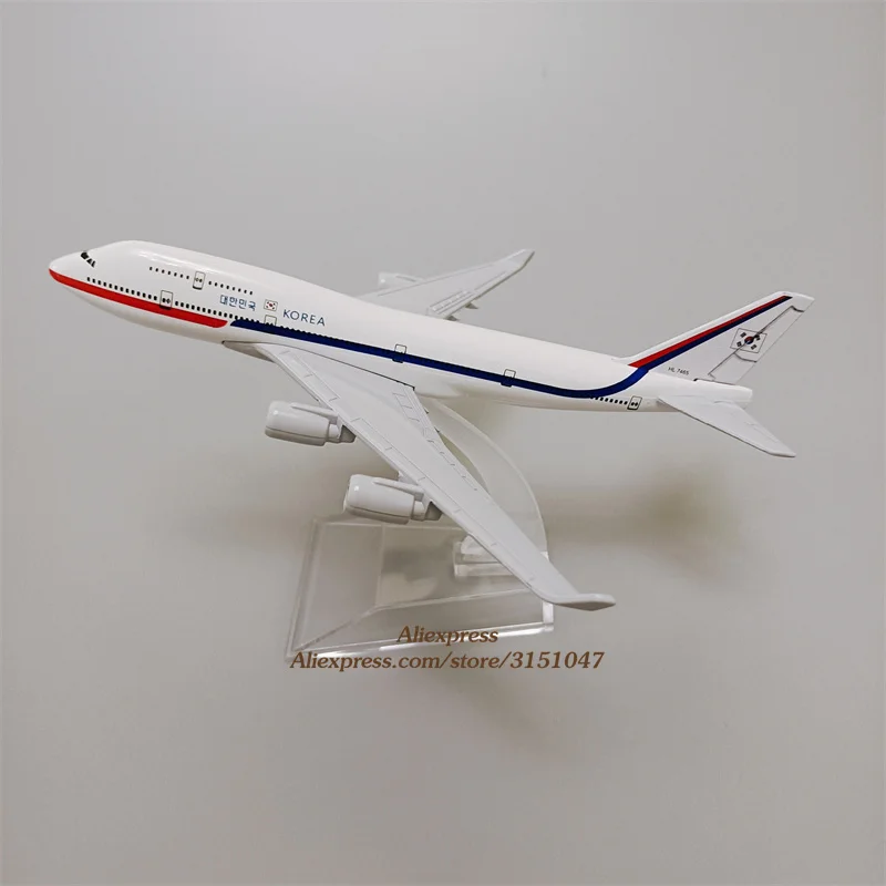 

16cm Alloy Metal Air Korea FORCE ONE B747 Airlines Diecast Airplane Model Korean Boeing 747 Airways Plane Model Aircraft Gift