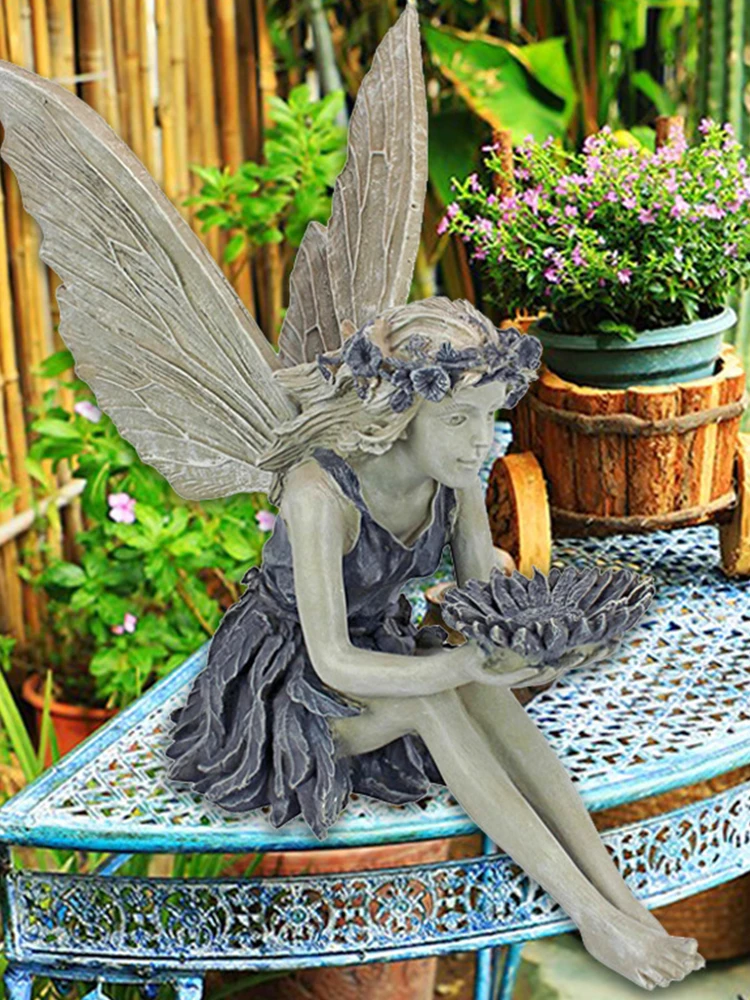 Resin Sunflowers, Fairy Angels, Bird feeders, Statues, Gardens, Decorative Ornaments, Crafts