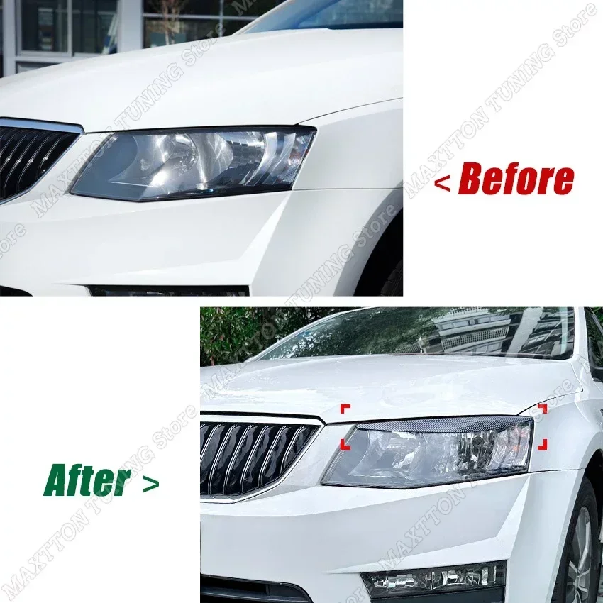 Накладка на фару для Skoda Octavia MK3 Pre-LCI 2015 2016 2017