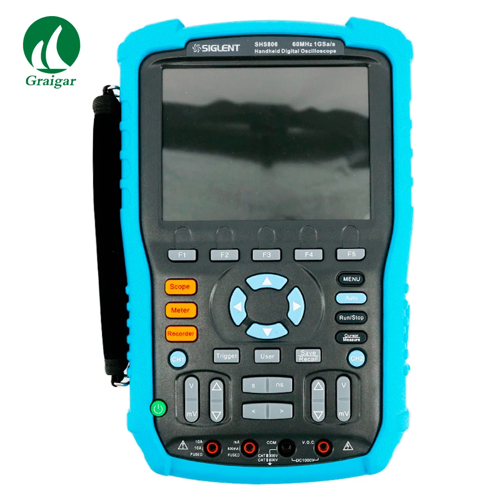 

SIGLENT SHS806 Handheld Oscilloscope 60MHz 2Mpts 1G Sa/s