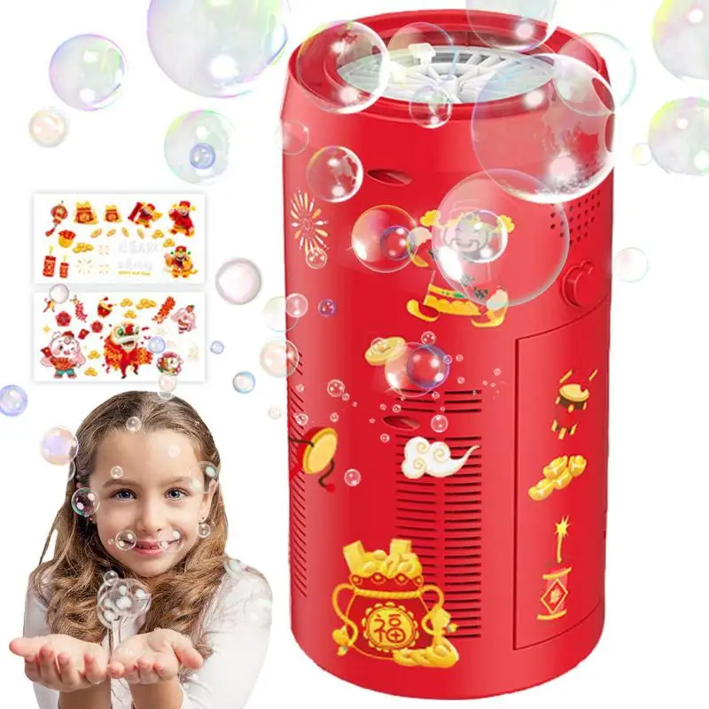 

Automatic Firework Bubble Machine 2023 New Year Bubble Maker Toy Portable Electric Bubble Maker Toys For Outdoor Birthday Party