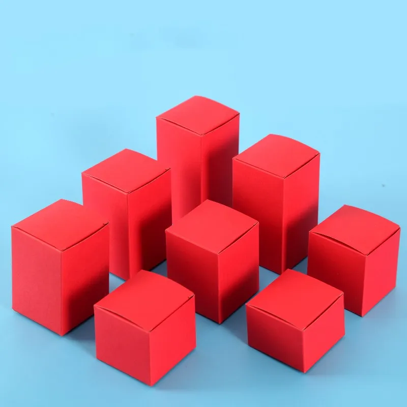 

20pcs Red Paper Gift Box Wedding Candy Sweet Packaging Boxes Chinese Style Lucky Surprise Box