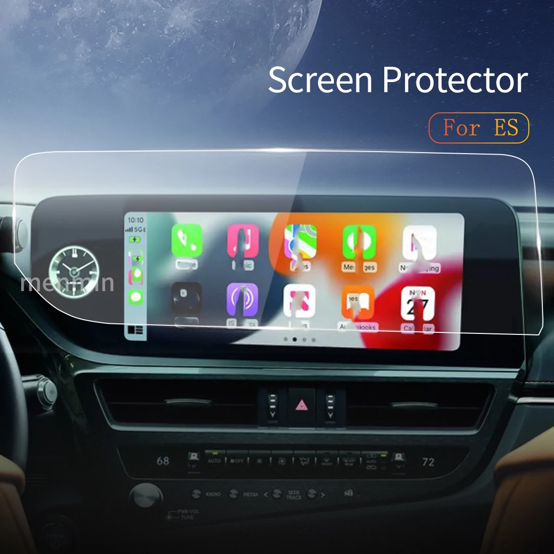 

Автомобильные наклейки, Защита экрана для приборной панели для LEXUS ES 2023, дисплей, аксессуары для навигации автомобиля