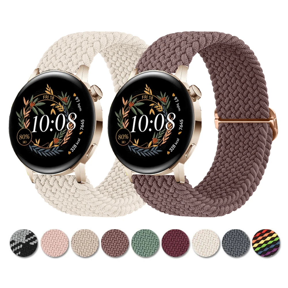 Cinturino In Tessuto Elastico Per Huawei Watch Gt2 Gt3 42Mm 46Mm Cinturino Per Huawei Watch Gt2 Pro/Gt 46Mm 42Mm/ Watch 3 Pro/Gt 2E Bracciale