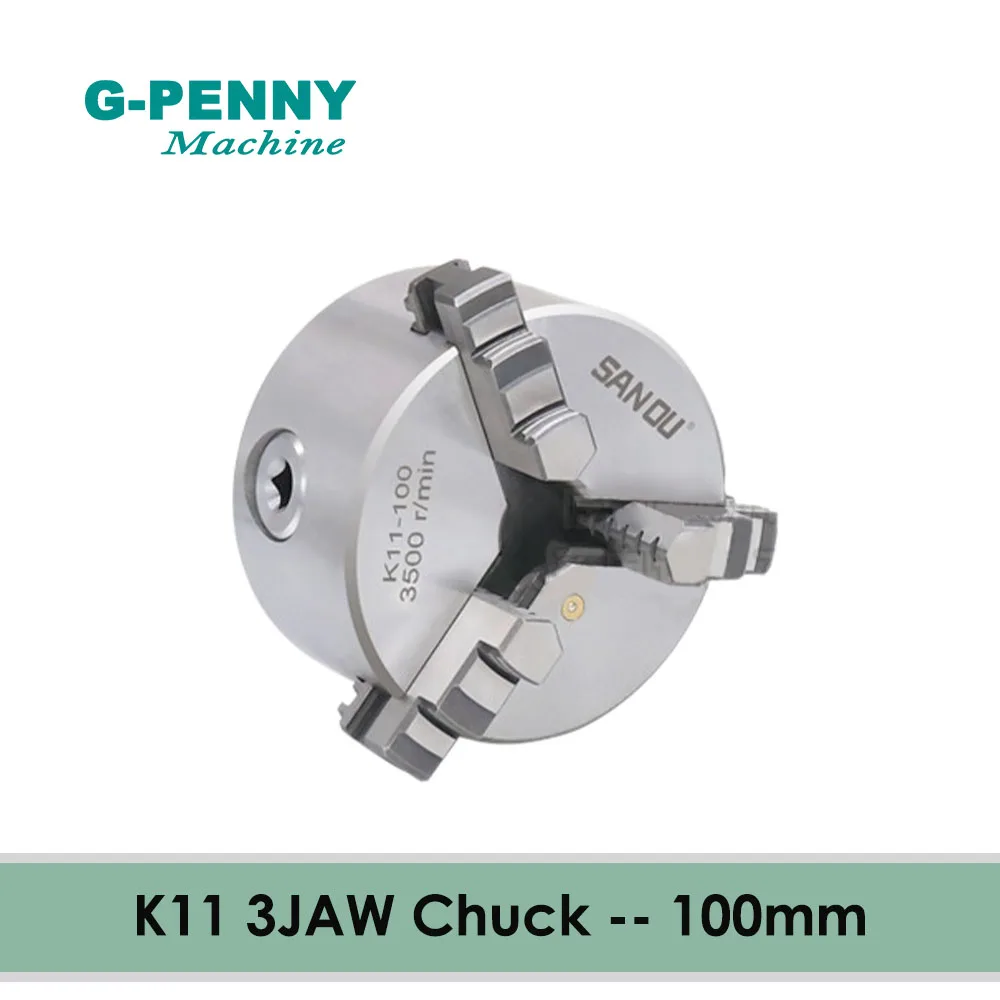 G-PENNY 3-кулачковый патрон 100 мм 4-я/осный самоцентрирующийся ручной K11
