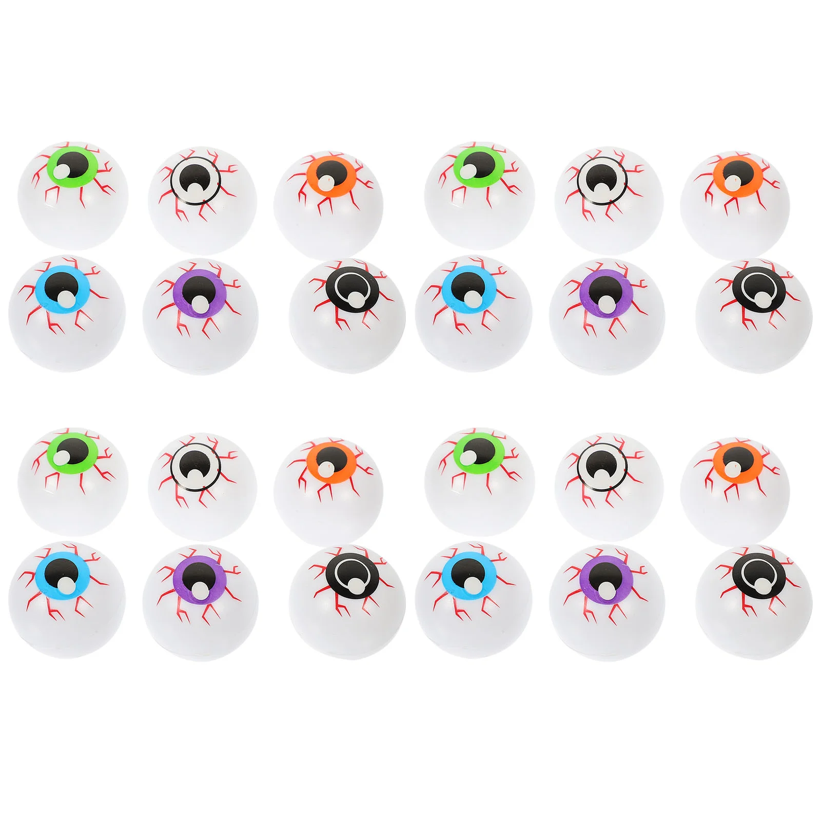 

Halloween Eyeballs Colorful Bounce Toy Prizes Party Prop Decor Ornament Prom Mask