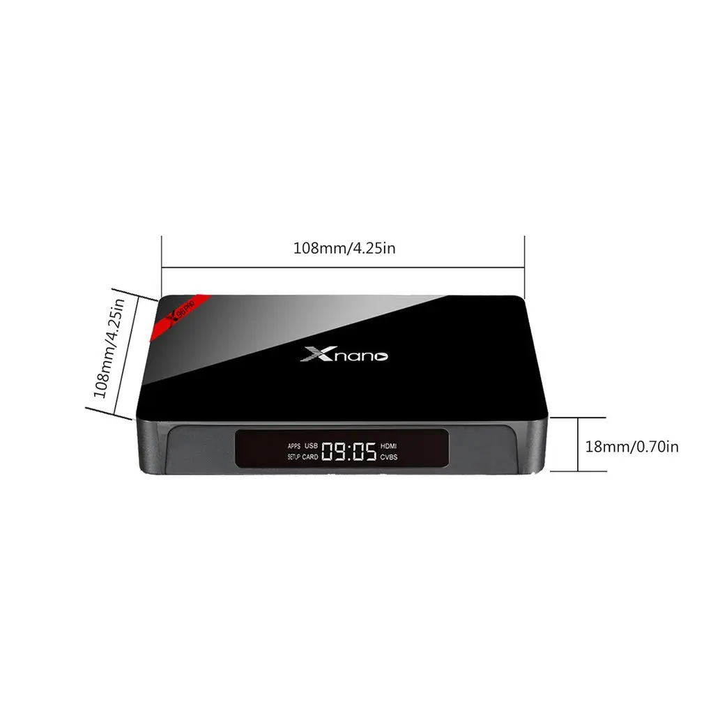 Приставка Смарт-ТВ Amlogic S905X 4K 4 ядра 2 ГГц 1 + 8 Гб Wi-Fi |