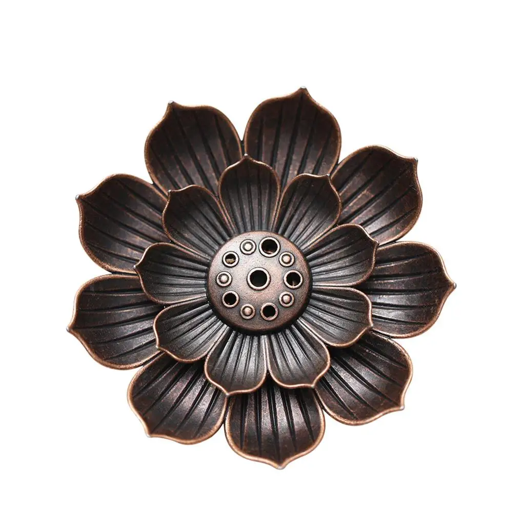 

Zinc Alloy Incense Burner Base Incenses Burning Holder Censer Decor