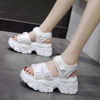 2022 summer wedges sandals 9cm ladies beach slippers high heel sandals women casual shoes platform chunky shoes sandalias mujer