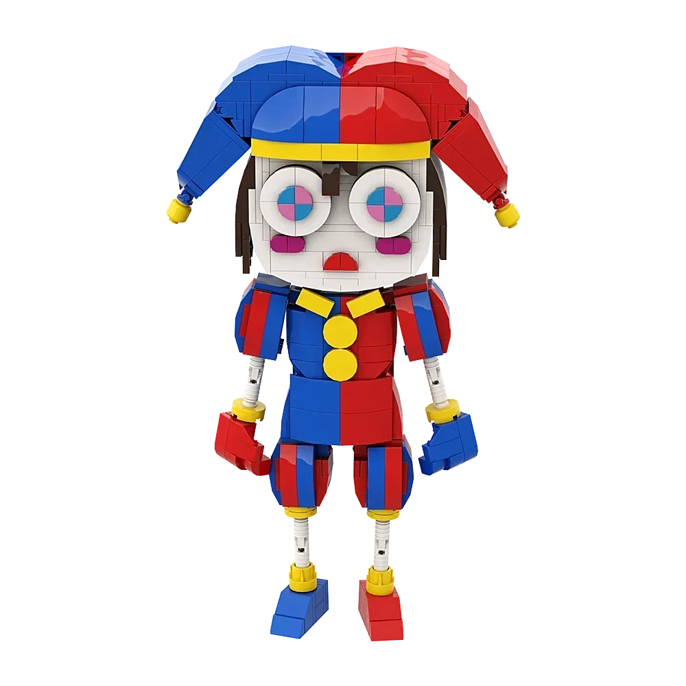 Удивительные цифровые цирковые помни Jax Мультяшные кирпичные кирпичи кинотеатр