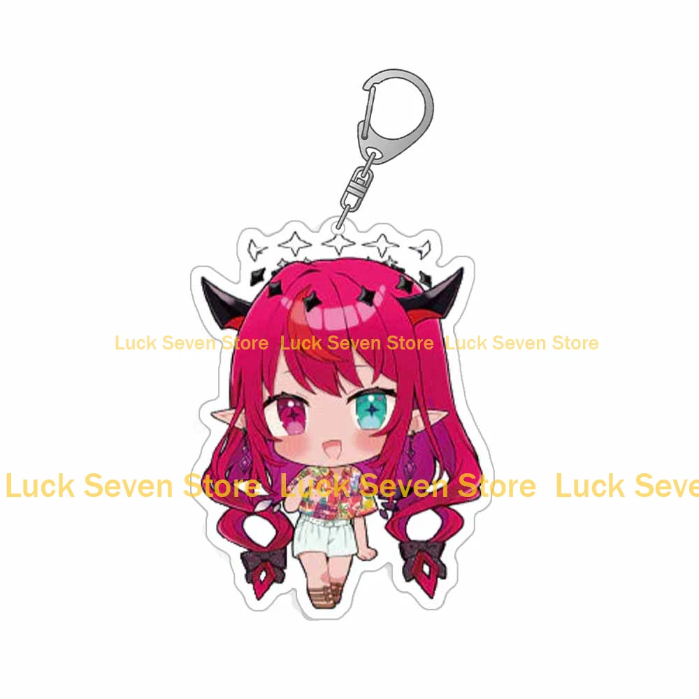 Фото VTuber Hololive Chibi милый Usada Pekora La+ Darknesss праздничный подарок официальный акриловый брелок для ключей сумка портативная игрушка в стиле аниме №2