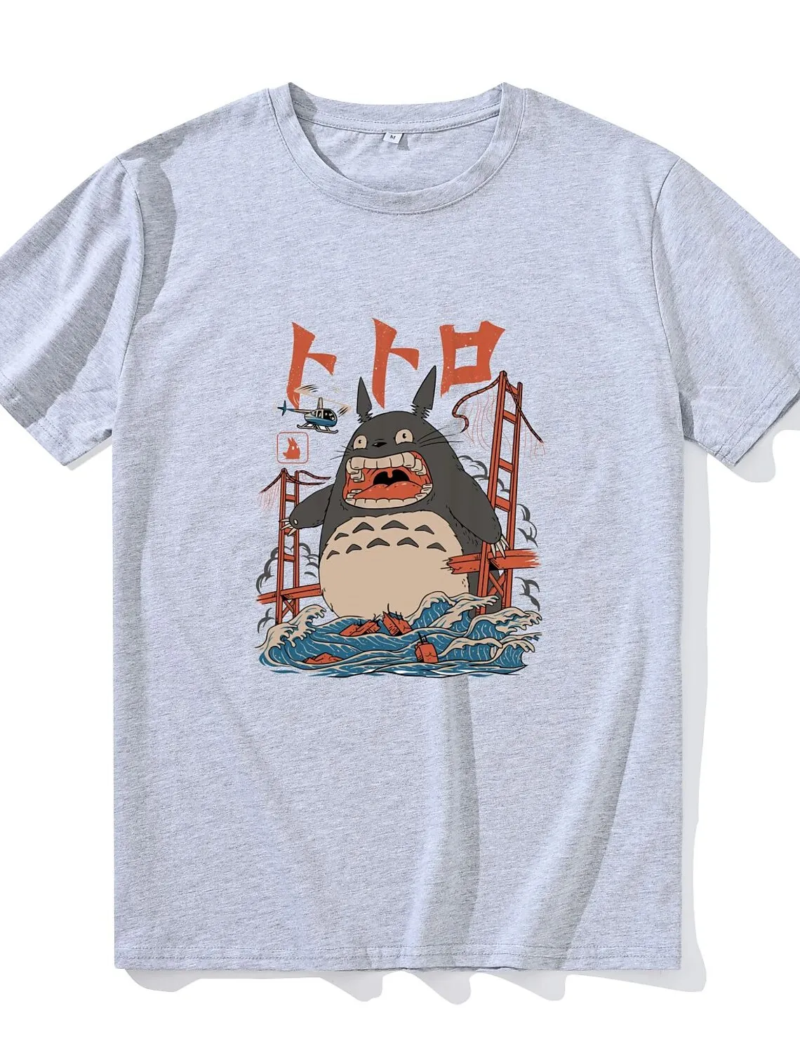 

Inspired By Totoro Cosplay Cosplay Costume T-Shirt Cartoon Print Harajuku Graphic Kawaii T-Shirt for Men Women