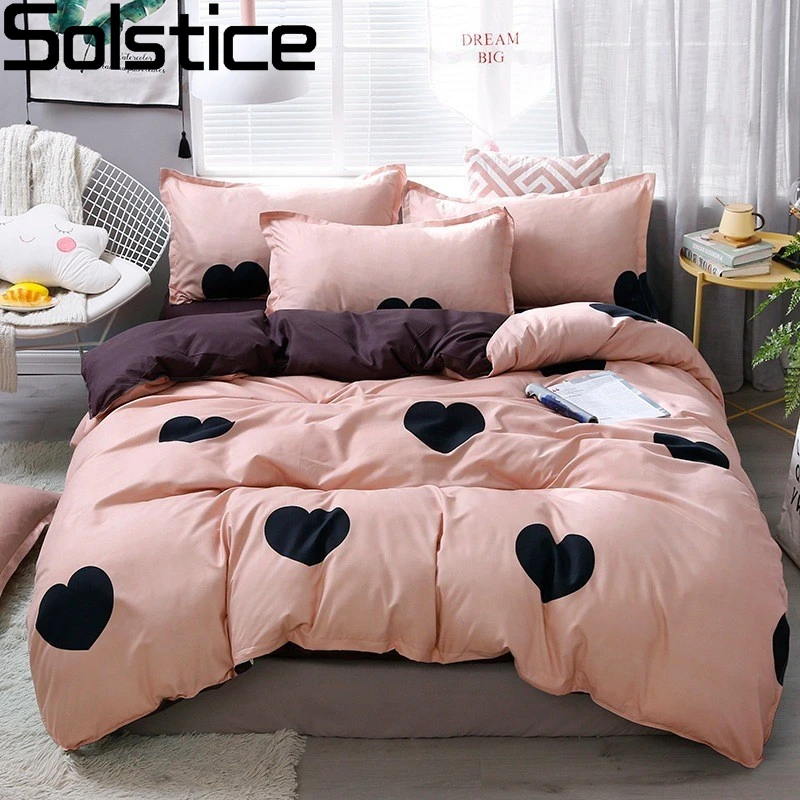 

Solstice Home Textile Green Bedding Set Kid Teen Carrot Rabbit Duvet Quilt Cover Pillowcase Bed Sheet King Queen Twin Full Linen