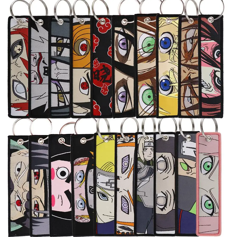 

Wholesale Japanese Anime Car Keychains Women Cute Motorcycle Keychains for Men Accessories Keyring Fashion Jewelry 20pcs