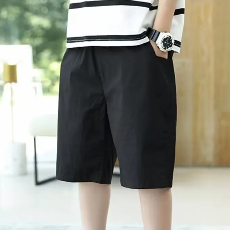 Детские шорты ленивые в стиле Харадзюку Свободные повседневные Модные капри с