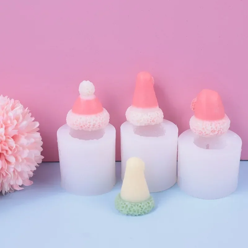 Креативная рождественская шляпа свеча силиконовая форма сделай сам