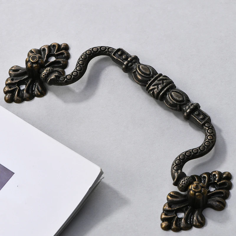 

Chinese Classical Handle Furniture Drawer Handle Bronze Clothes Cabinet Door Handle Zinc Alloy