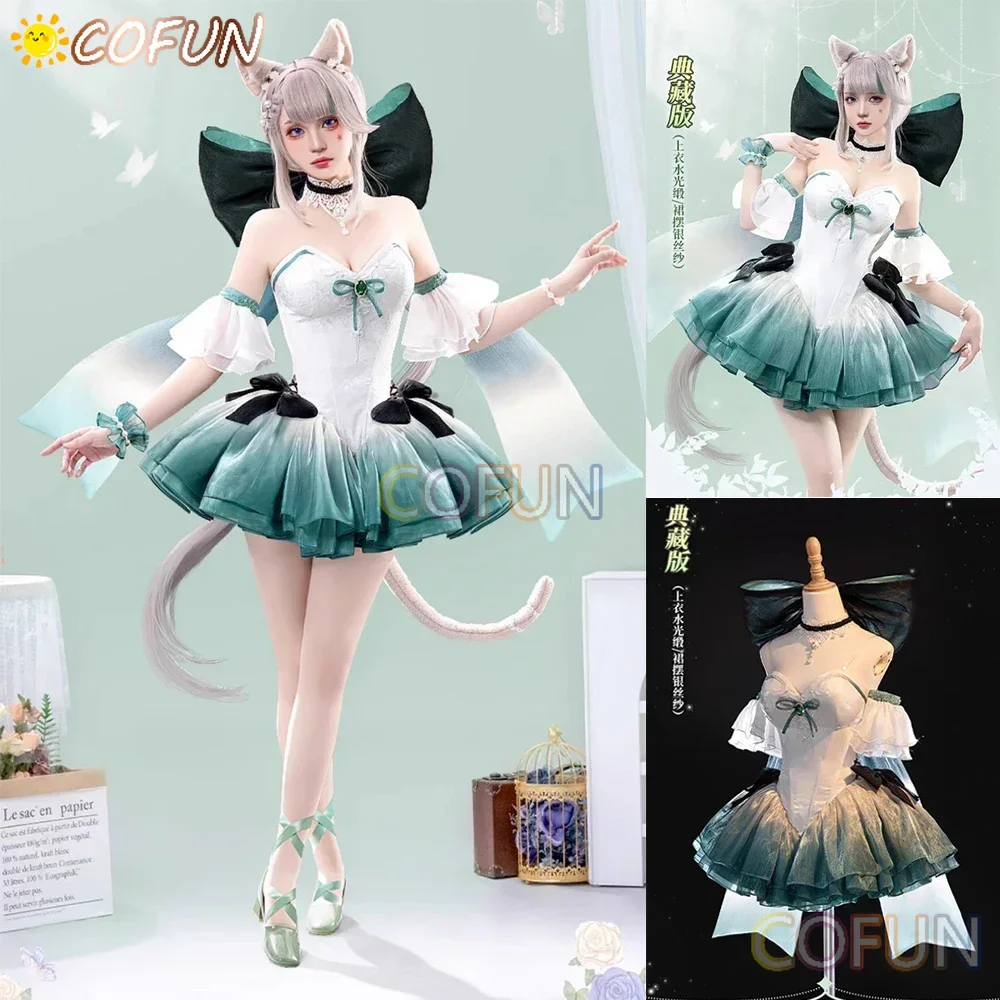 RealCos Genshin Impact Lynette женское платье Lily Of The Valley вальс косплей костюм Cos Game аниме