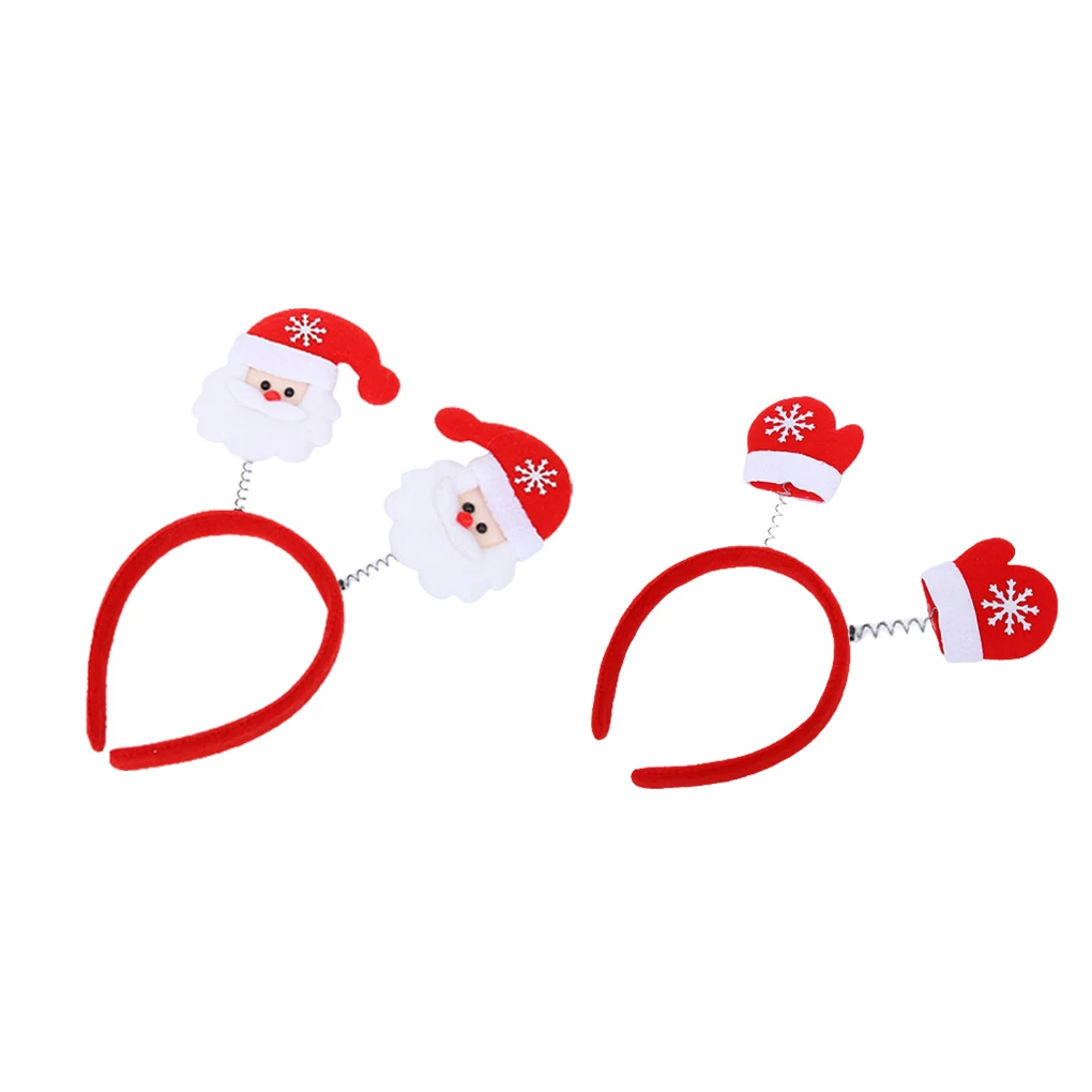 

Рождественская повязка на голову с рисунком, декоративные подарки, Детская повязка для волос, ткань, аксессуары для взрослых, унисекс, Новин...