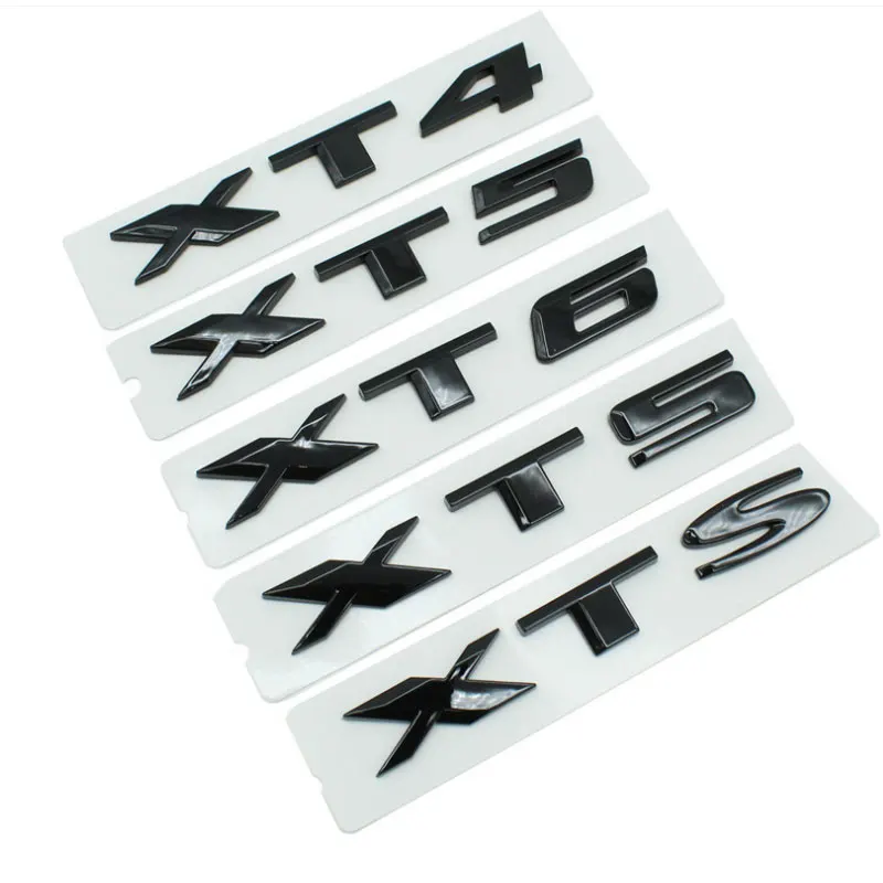 

XT4 5 6 Badge Car Decalstickers modified letter logo trim accessories for Cadillac XTS AWD ATSL rear trunk displacement label