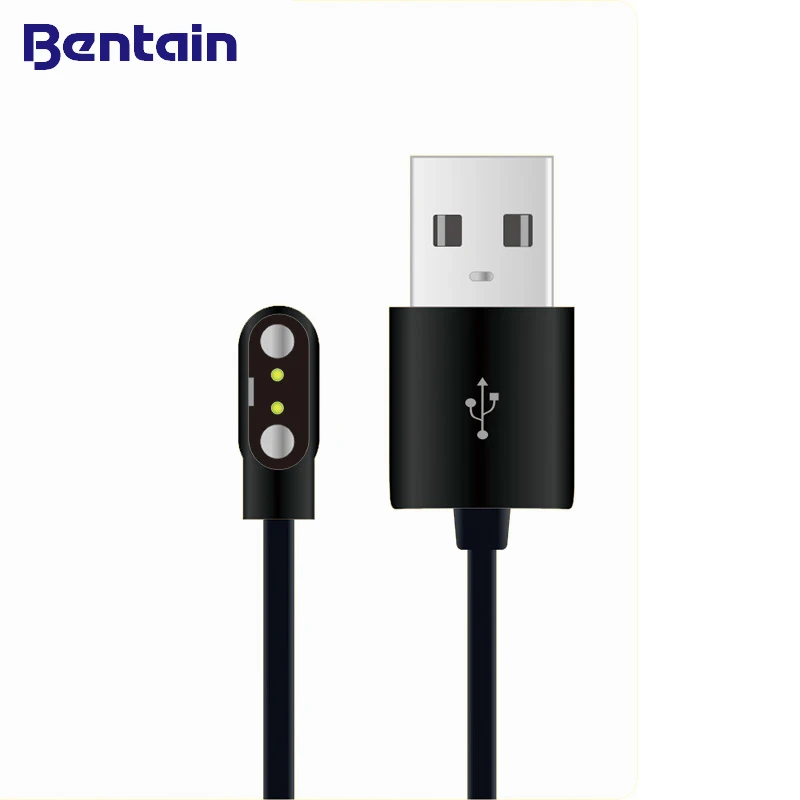 

Magnetic Charge Charging Cable For Smart Watch with Magnetics Plug For 2 Pins Distances 2.84mm Black Novel Power Charger Cables