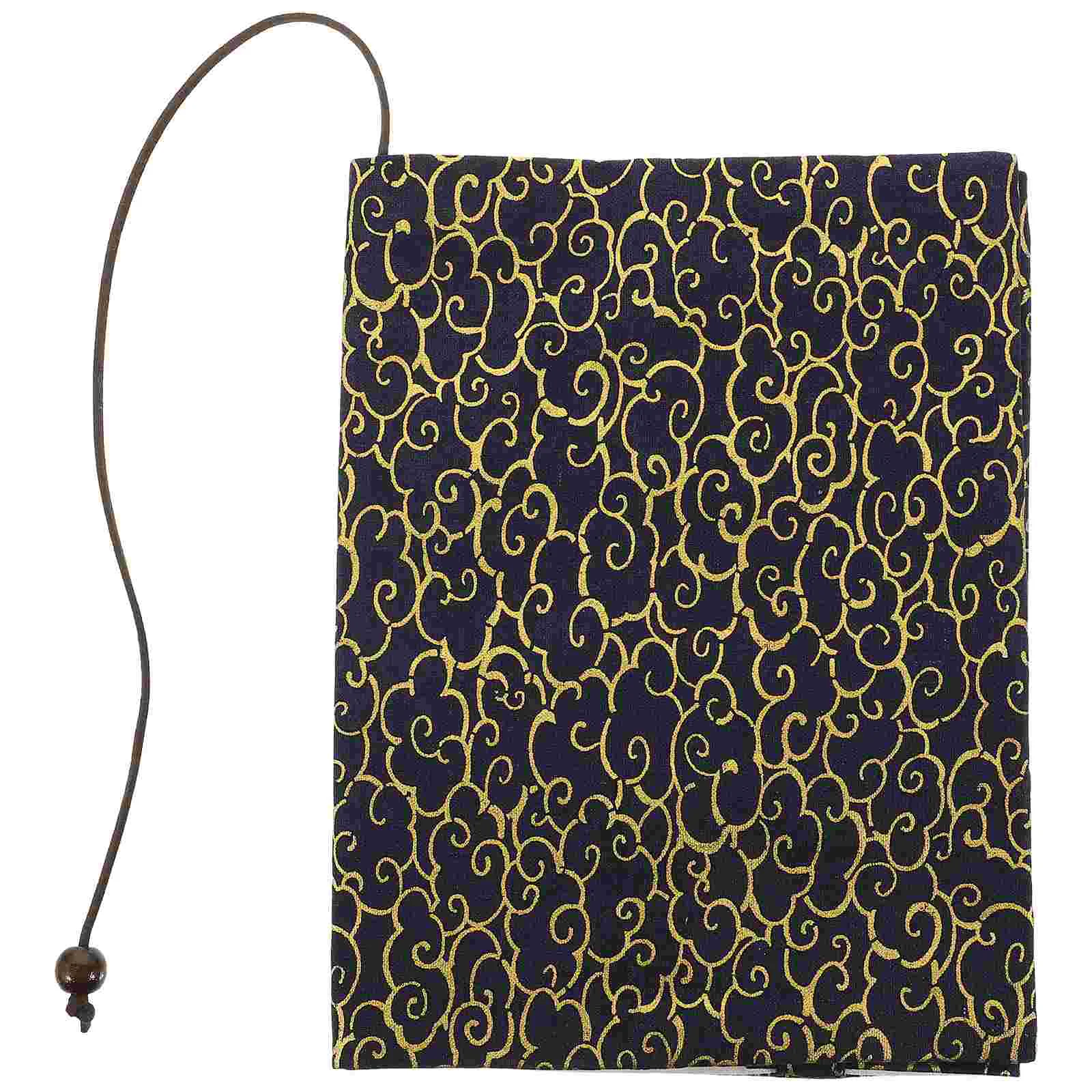 

Cloth Book Cover Decorative Notebook Cover Reusable Book Sleeve Exquisite Book Protector Free