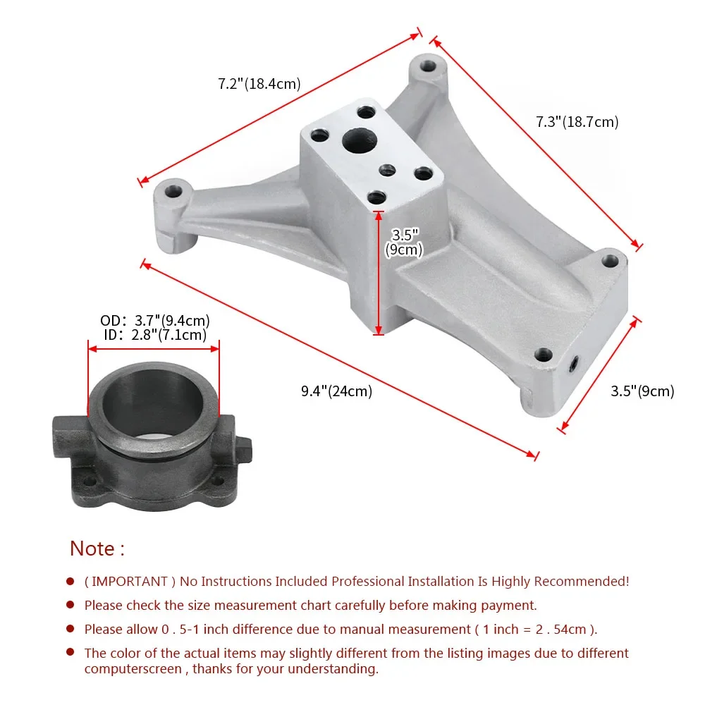 Для Ford F250 F350 Excursion 7.3 Powerstroke Diesel 1994-1997 без EBPV алюминиевый железный турбо-подставка и